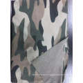 Popular camouflage pattern fleece knitting terry fabric for sportswear military